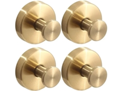 Topbathy Gancho De Pared Color Dorado Para Ducha, Fácil Instalación
