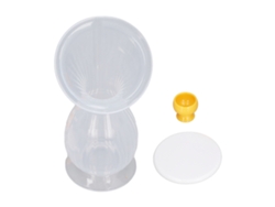 Recolector Manual De Leche Materna De Silicona, Ligero, 150 Ml, Con Base De Succión Y Tapa Protectora.