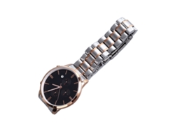 Reloj De Cuarzo Para Hombre Con Calendario, Resistente Al Agua, De Acero Inoxidable, Ideal Para Negocios.