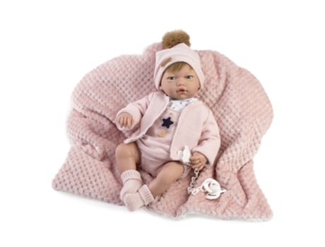 Muñeca Bebé Reborn Jimena 38 cm (Edad mínima recomendada: 3 años)