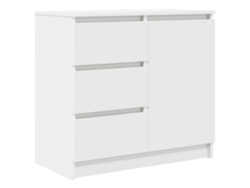 Maison Exclusive - Aparador Con Cajón Blanco 71x35x65 Cm Madera De Ingeniería