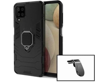 Kit Carcasa + Soporte Samsung Galaxy M12 PHONECARE Military Defender