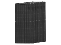 105 cm x 40 cm, rango de potencia de 80 W a 800 W, eficiencia 24, 6 unidades OEM de 80 W (480 W)