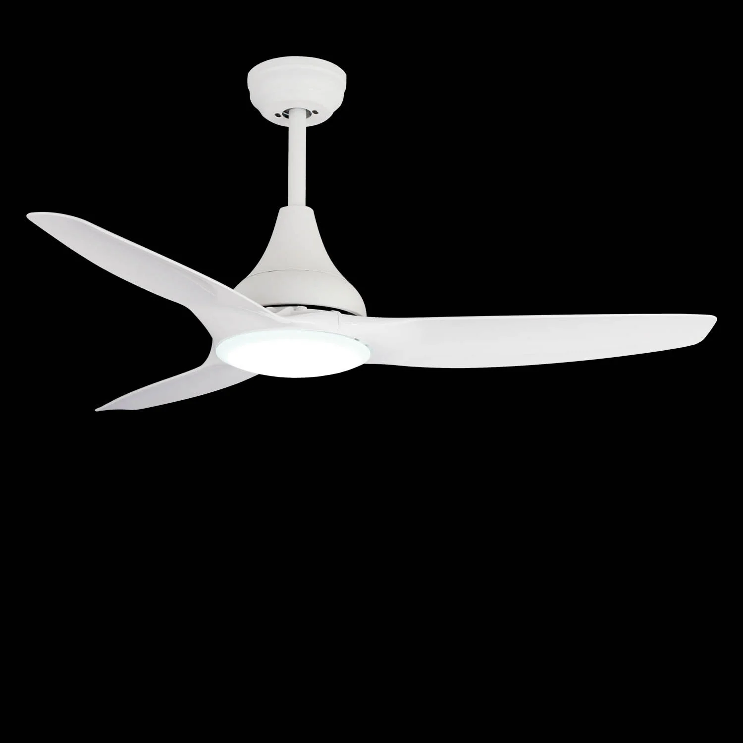 LÚZETE Keoki Ventilador de Techo Led 16W Blanco