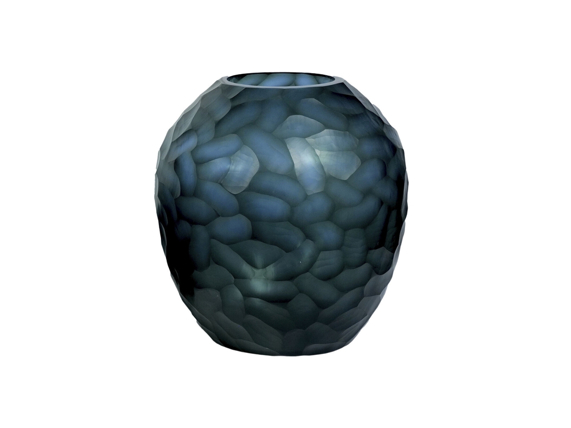 Jarrón de cristal esmaltado, 4,5 kg, 29x29x30 cm ALEXANDRA HOUSE LIVING