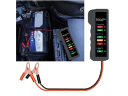Probador De Baterías De 12 V Para Automóviles, Analizador De Baterías, Cargador De Alternador Con Indicador Led Para Vehículos, Autocaravanas, Barcos Y Motocicletas.