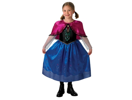Disfraz infantil Anna Deluxe Frozen bolsa T.M RUBIES