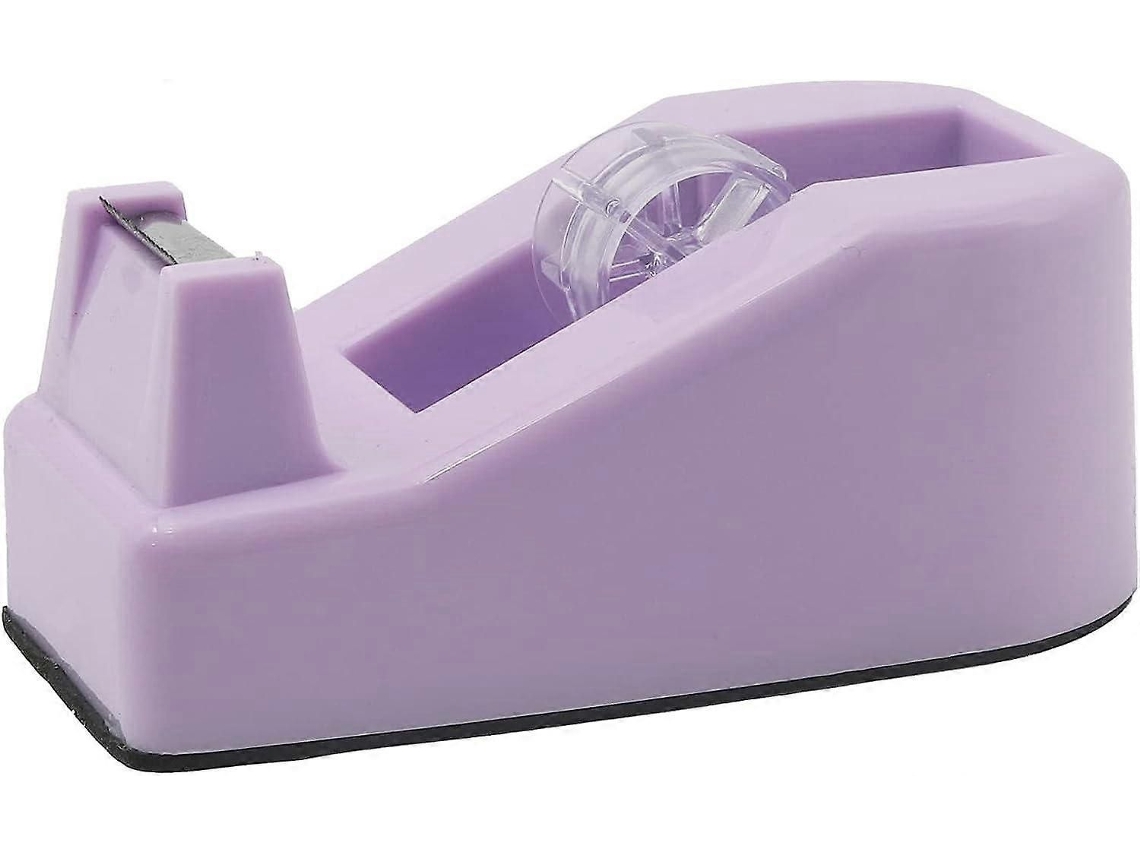 Dispensador de cinta adhesiva de sobremesa, resistente, con base antideslizante y peso. Accesorios de oficina. GOKOCO