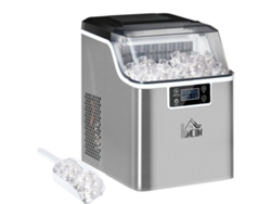 Máquina de hielo 20 kg/24 h 2,3 l 3,2 l Tanque plateado