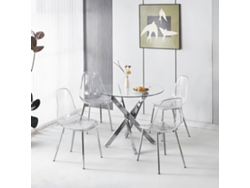 Juego De Comedor Con Mesa Para 1+4 Personas Y 4 Sillas.
