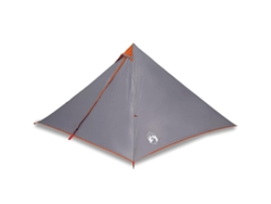 Tienda de campaña familiar tipi 7 personas VIDAXL impermeable naranja