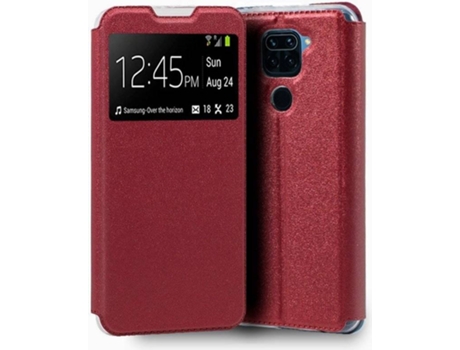 Funda para Xiaomi Redmi Note 9 COOL Flip Cover Rojo