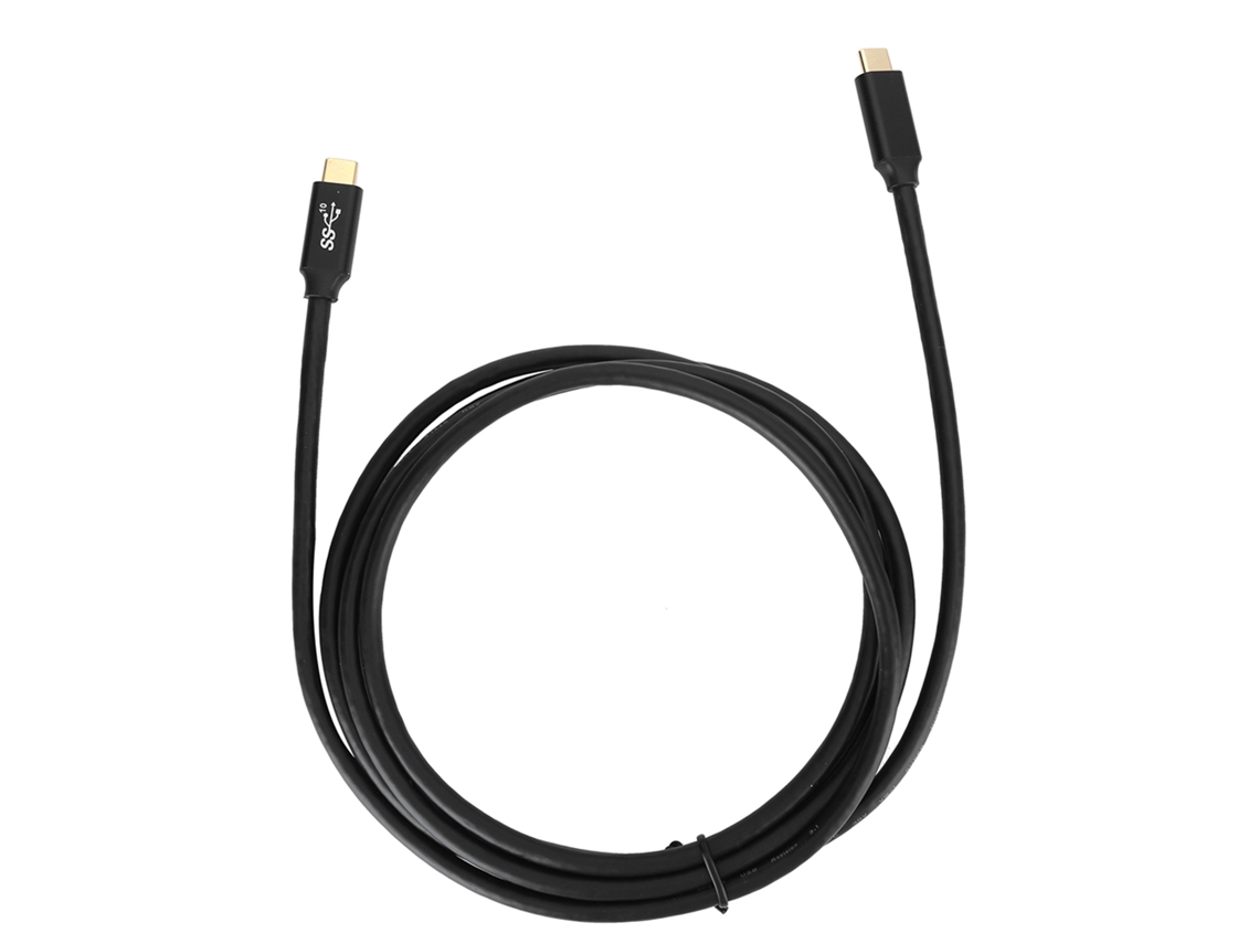Cable Usb Tipo C A Tipo C Con Chip, Transmisión De Datos De 10 Gbps, 2 M De Pvc, Carga Rápida.