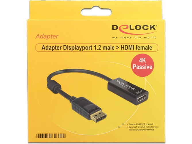 Cable HDMI DELOCK (DisplayPort - HDMI)