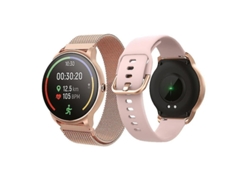 Reloj inteligente Forever Forevive2 SB 330 con pulsera extra de oro rosa Ly Ebike