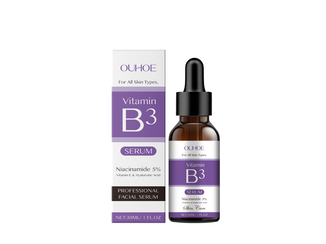 Sérum hidratante con vitamina B3 para una piel hidratada.