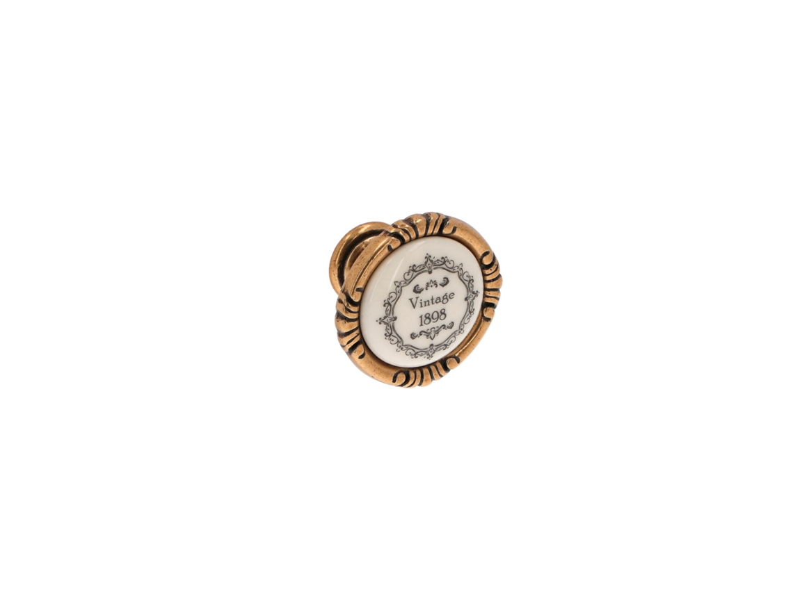 Pomo Para Muebles De Zamac Y Porcelana Diámetro 38 Mm Lote De 25mm