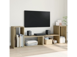Muebles de TV 2 uds madera ingeniería roble Sonoma 75x30x50 cm