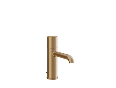 Mezclador monomando para lavabo Gessi Habito, con caño, con descarga de emergencia, proyección de 131 mm, UNITO, 70001