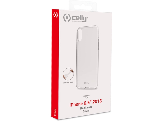 Funda iPhone XS Max CELLY Gelskin Transparente