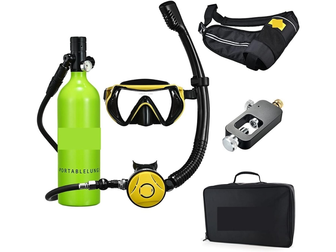 Mini Botella De Buceo, Tubo De Snorkel, Rebreather, Equipo Portátil De Apnea