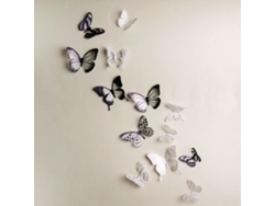 18 Pegatinas De Pared Removibles Con Forma De Mariposa 3d Para Uso Decorativo En Habitaciones Infantiles Y Fiestas.
