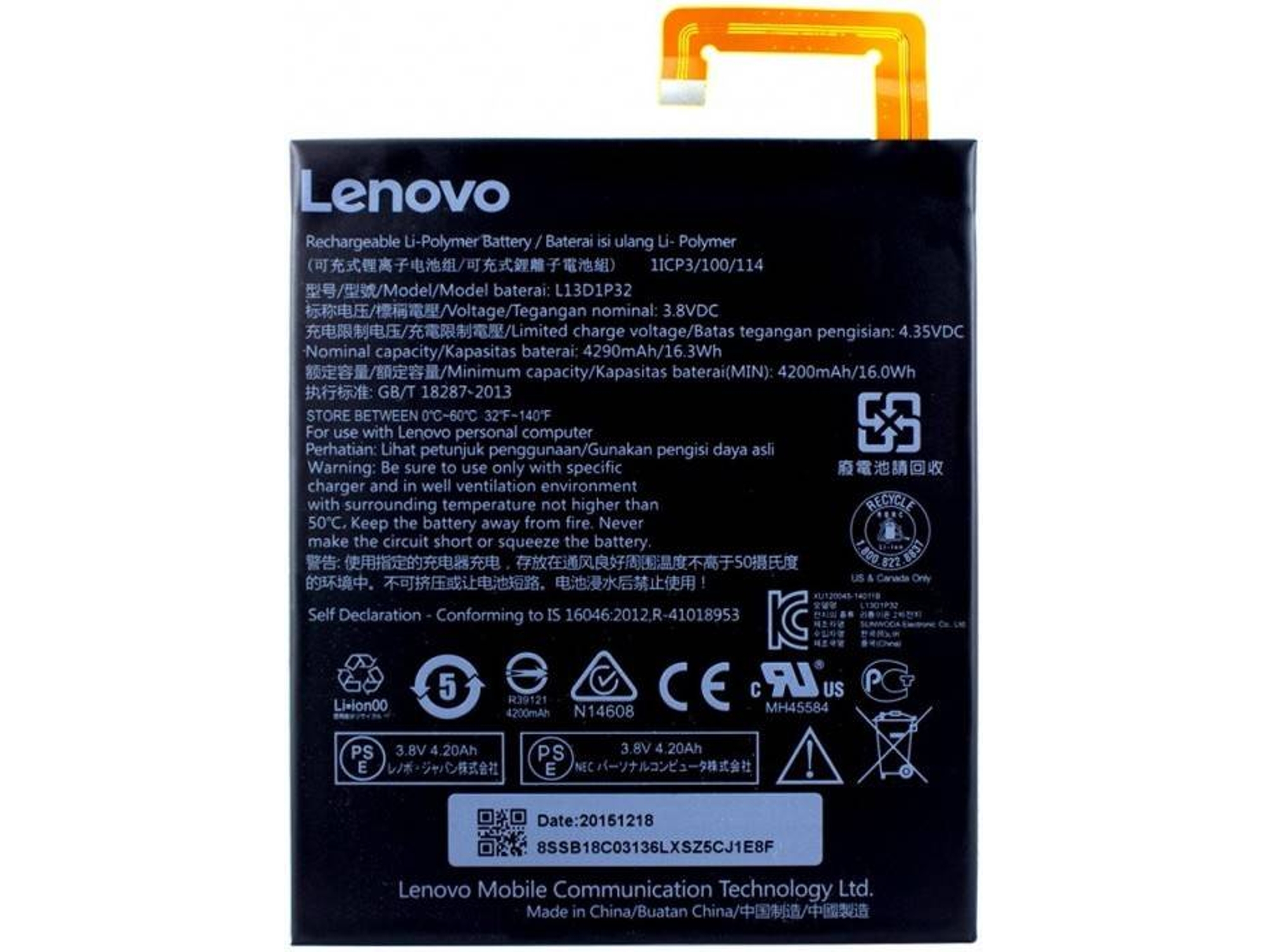 Bateria MOVITEK CBM35100 para HTC One X+, S720E, One S, Z520E, G23 Endeavor, S728E 720T (2100 mAh)