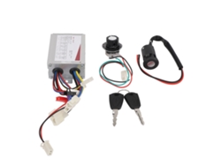 Controlador De Velocidad Para Bicicletas Eléctricas De 12 V Y 500 W Con Llave De Bloqueo Para Triciclos Y Motocicletas Eléctricas.