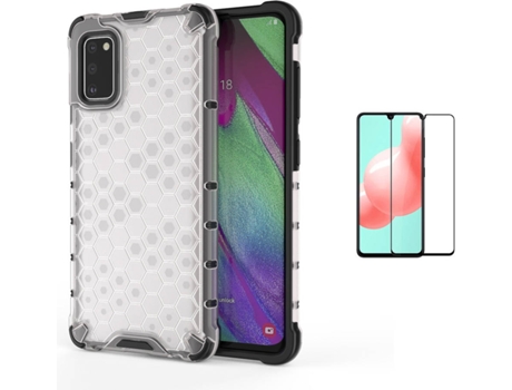 Kit Carcasa Y Protector Samsung A41 Full Cover Rumble