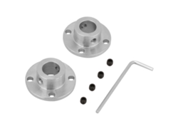 2 Acopladores De Brida Rígida M4 Para Conector De Eje De Motor, Diámetro Interior 11 Mm, Diámetro Exterior 18 Mm.