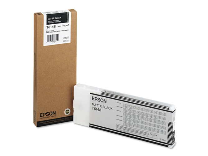 Cartucho de tinta original EPSON, T6148 220 ml , Negro mate, C13T614800