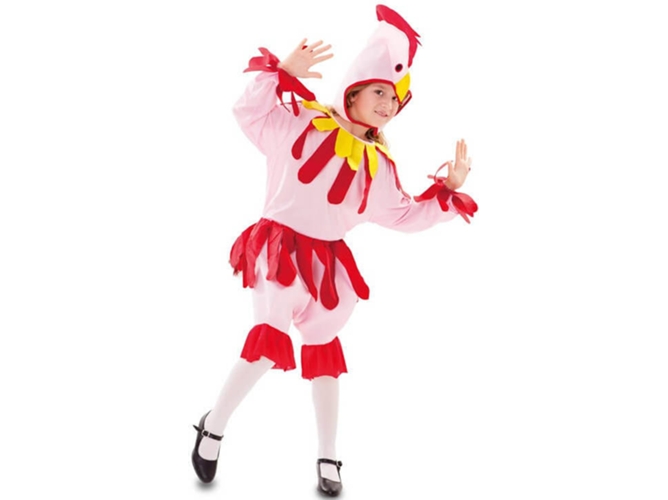 Disfraz de Niña DISFRAZZES Gallina (Talla: 10 a 12 años)
