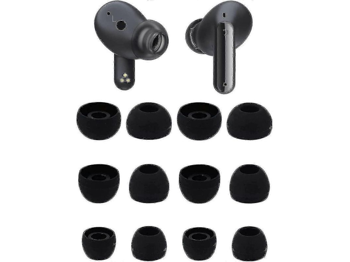 Almohadillas Para Auriculares Compatibles Con Lg Tone Free Fp9 Fp5 Fp8. 6 Pares. Tamaños S/m/l. Silicona Suave.