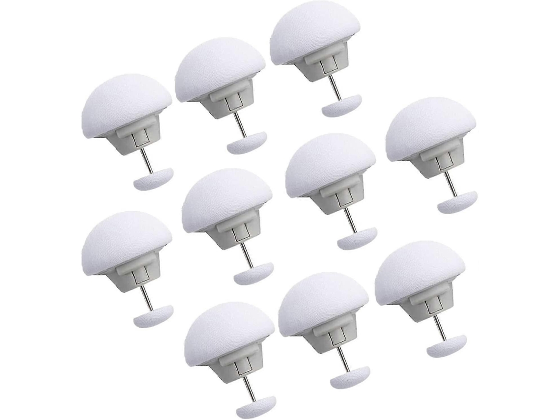 Rebe-10 Clips Sujetadores De Edredón Antideslizantes, Desbloqueo Rápido, Para Colchas, Mantas, Cojines Y Cortinas