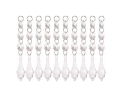 Colgante Decorativo Con Bola De Perlas Acrílicas Transparentes Para Colgar (h)