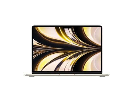 MacBook Air 13 2022 Apple M2 3,5 GHz 8 GB 256 GB SSD APPLE GPU 8 Blanco Estelar Reacondicionado (Grado C - Signos de Uso)