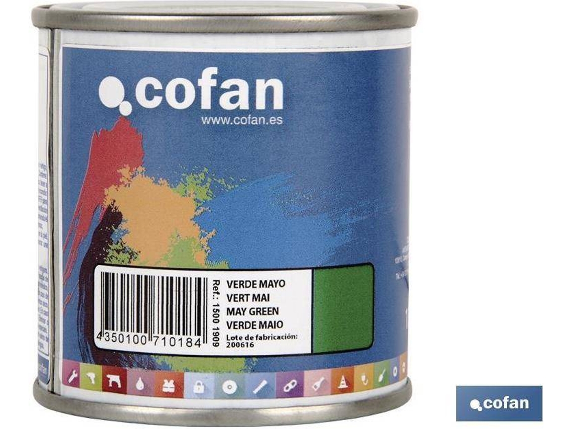 Esmalte Sintético COFAN Verde Mayo   (125 ml)