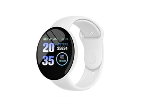 Smartwatch D18S con pantalla de 1,44 pulgadas 90Mah Batería Bluetooth 4.0 Fitness Sleep Monitor Blanco