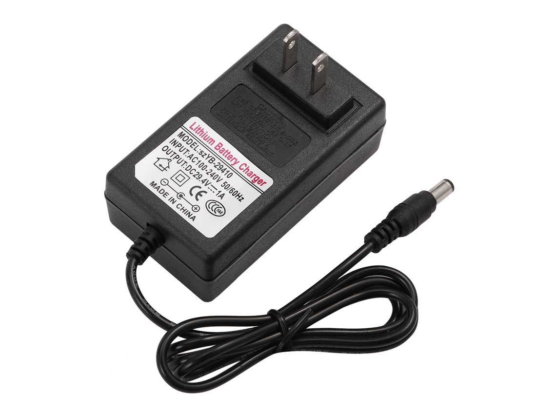 Adaptador De Corriente Para Cargador De Batería De 29,4 V 1 A Para Patinete Eléctrico Smart Balance.