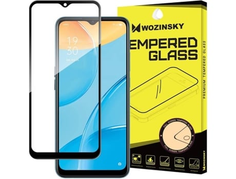 Protector Cristal Templado Oppo A15 Lmobile Full Cover Negro