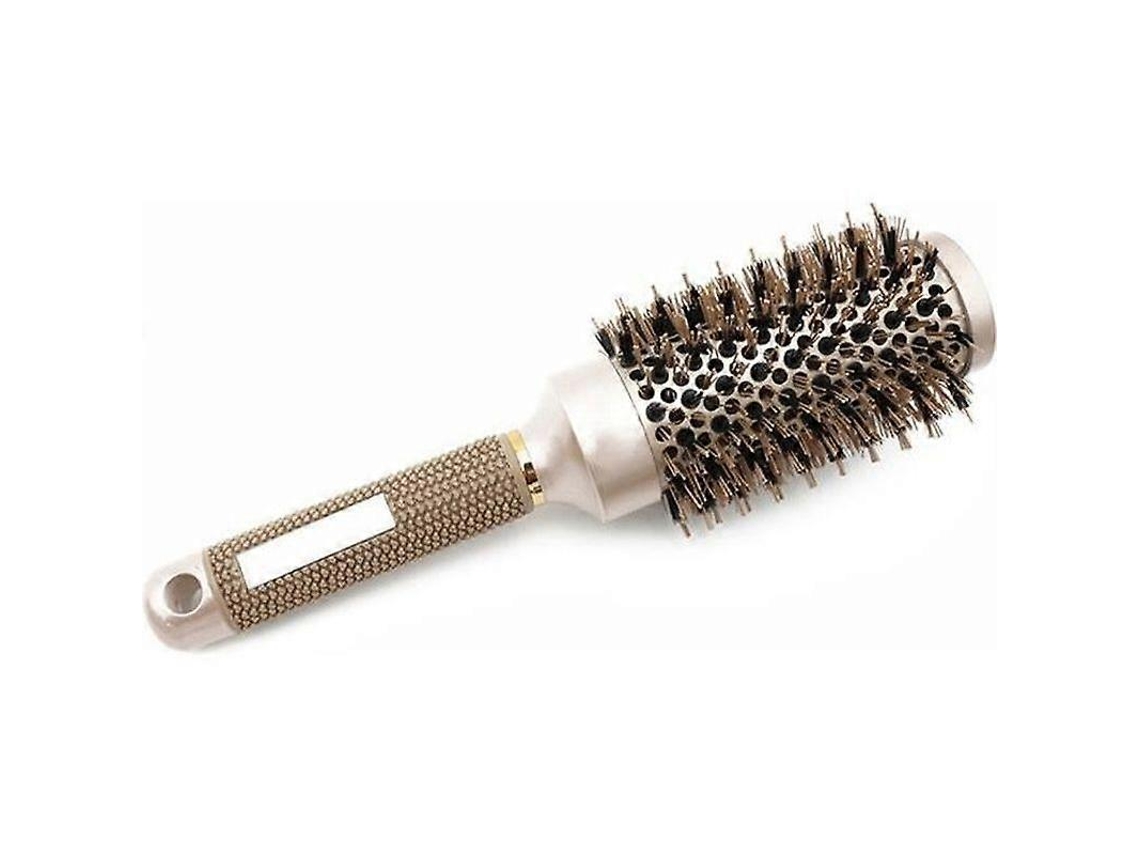 Cepillo redondo para secar el cabello con secador, peine de cerdas de jabalí, cepillo rizador térmico, antiestático y cerámico. Rosewell