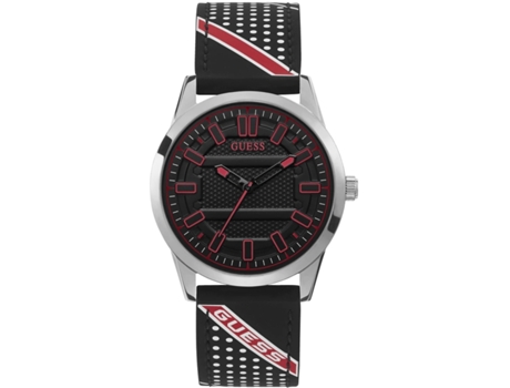 Reloj GUESS Hombre (Silicona - Negro)