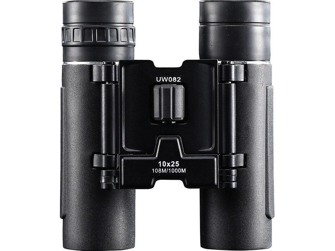 Binoculares para niños 10x25 de alta potencia HD, telescopio, visión nocturna con poca luz, Bestvite (negros)