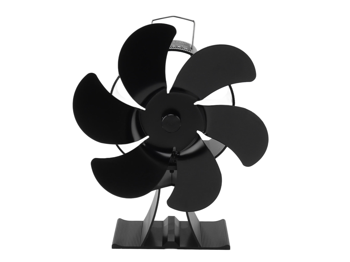 Ventilador De Chimenea Generador De Calor Con 6 Aspas, Accionado Termodinámicamente Para La Disipación Del Calor.
