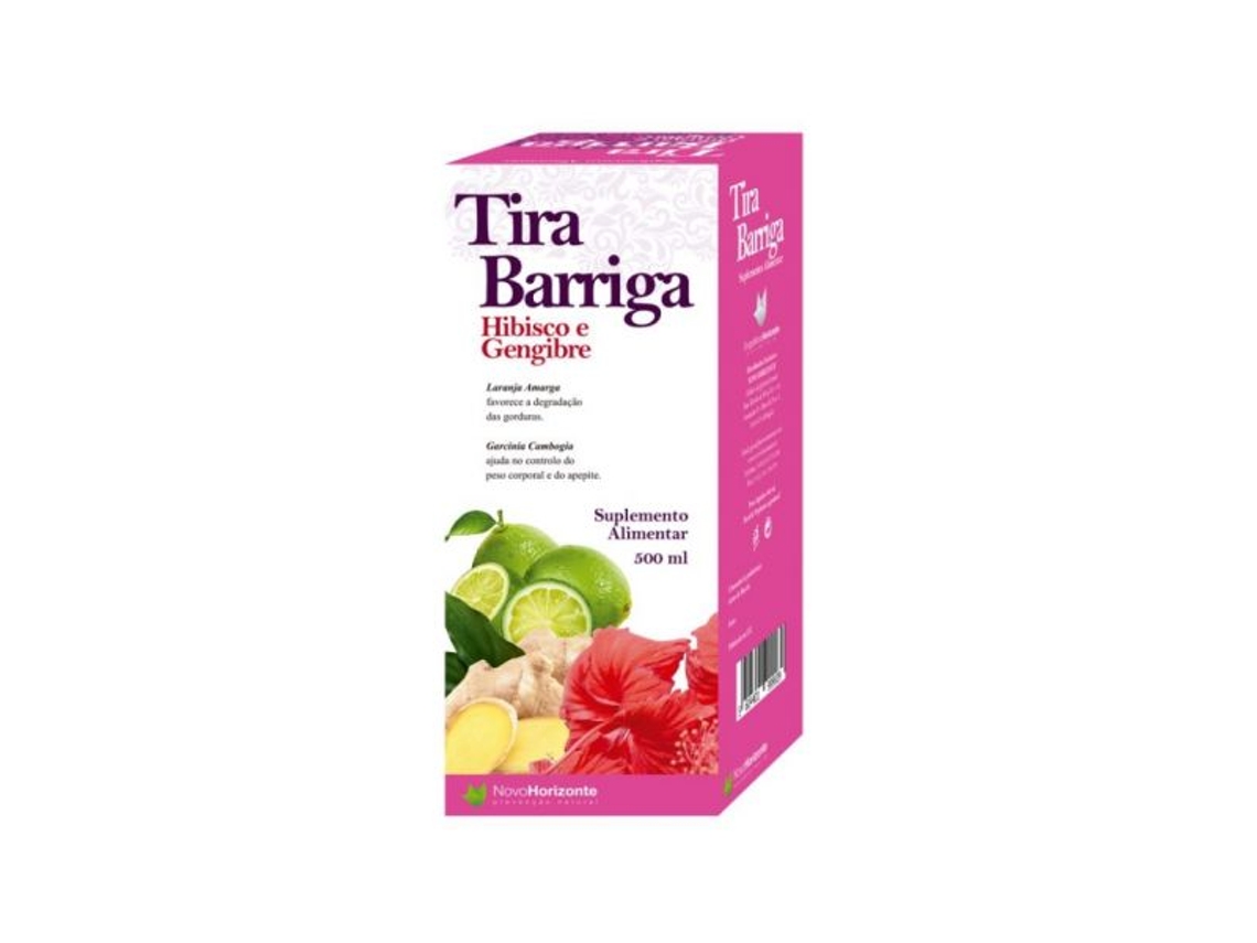 Eliminador de grasa del vientre  Jarabe de hibisco y jengibre (500 ml)