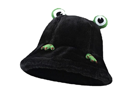 Gorro De Pescador Gorro Cálido - Gorro De Rana - Negro Gorro De Pescador Gorro Cálido - Gorro De Rana - Negro JEIIBRZUI