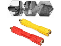 Llave de grifo multifuncional para tareas de plomería eficientes. Insertos de aluminio duraderos que mejoran la durabilidad y el rendimiento.