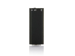 Mini grabadora de audio digital con activación por voz, USB, reproductor MP3, grabación a 192 kbps, 4 GB, Yizhood (negro)