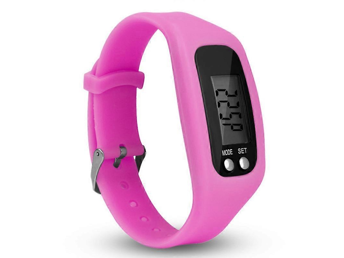 Reloj podómetro con pantalla LCD, funcionamiento sencillo, rastreador de actividad física para caminar, pulsera, contador de pasos digital Ly Ebike