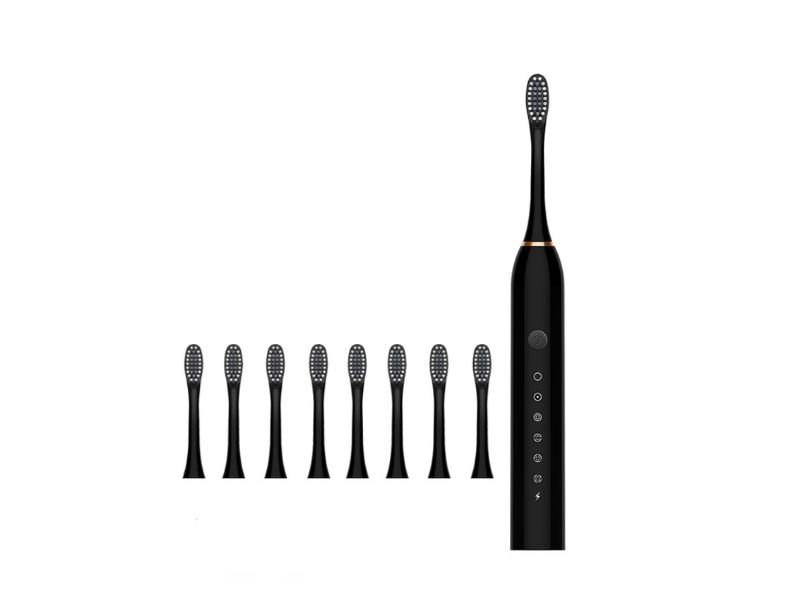 Cepillo De Dientes Eléctrico Ultrasónico Con 8 Cabezales*